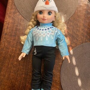 USED Disney ILY 4EVER 18" doll inspired by the character Elsa from Frozen